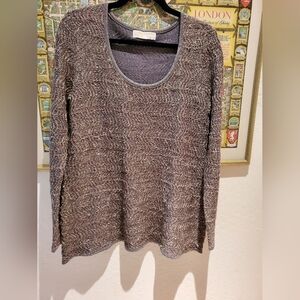 Michael KORS WOOL COTTON BLEND TUNIC LARGE